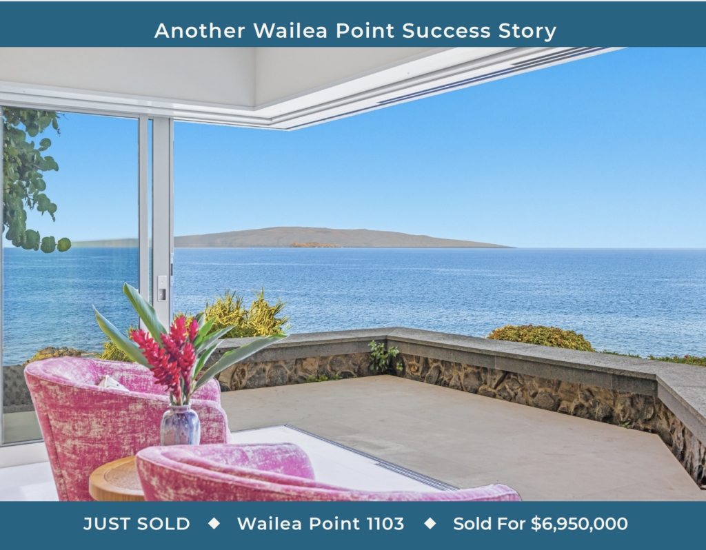 Wailea Point Real Estate 1103 Just Sold